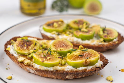 Whipped Ricotta Toast with Figs and Honey