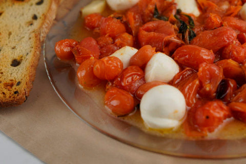 Roasted Cherry Tomato Caprese
