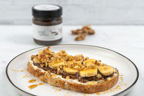 Olive Jam and Banana Toast