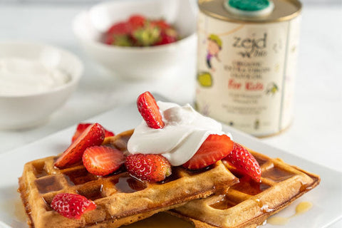 Waffle with Zejd Kids Organic EVOO