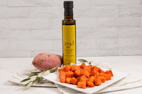 Olive Oil Roasted Sweet Potatoes