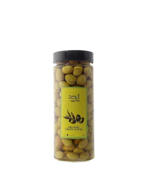 Organic Souri Green Cracked Olives | 450 g