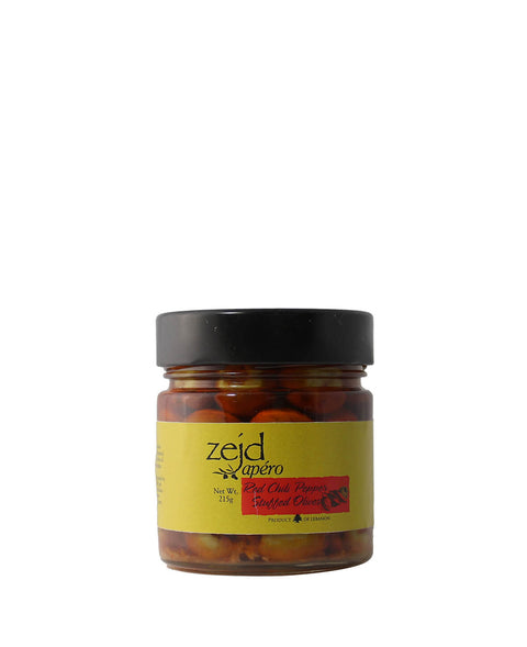Red Chilli Pepper Stuffed Olives | 145 g